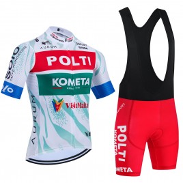 Ensemble cuissard vélo et maillot cyclisme équipe pro Polti Kometa 2024 Aero Mesh