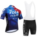 Ensemble cuissard vélo et maillot cyclisme équipe pro FDJ SUEZ 2024 Aero Mesh