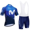 Ensemble cuissard vélo et maillot cyclisme équipe pro MOVISTAR 2024 Aero Mesh