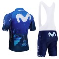 Ensemble cuissard vélo et maillot cyclisme équipe pro MOVISTAR 2024 Aero Mesh