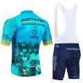 Ensemble cuissard vélo et maillot cyclisme équipe pro ASTANA QAZAQSTAN 2024 Team Aero Mesh