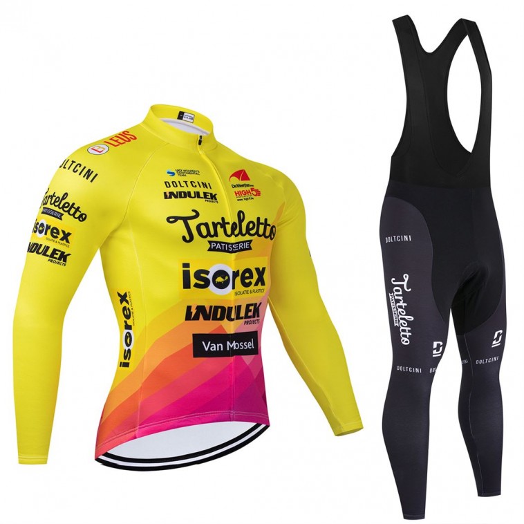 Ensemble cuissard vélo et maillot cyclisme hiver pro TARTELETTO - ISOREX 2024