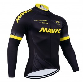 Maillot vélo hiver équipe pro MAVIC 2024