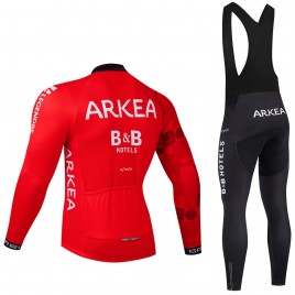 Ensemble cuissard vélo et maillot cyclisme hiver pro ARKEA - B&B Hotels Excalibur 2024