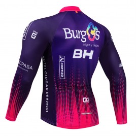 Maillot vélo hiver équipe pro BURGOS BH 2024