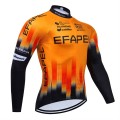 Maillot vélo hiver équipe pro EFAPEL 2024