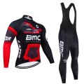 Ensemble cuissard vélo et maillot cyclisme hiver pro BMC Suisse 2024