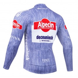 Maillot vélo hiver équipe pro Alpecin-Deceuninck 2024