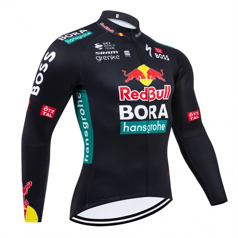 Maillot vélo hiver équipe pro RED BULL-BORA-HANSGROHE 2024