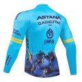 Maillot vélo hiver équipe pro ASTANA QAZAQSTAN 2024 Team