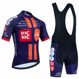 Ensemble cuissard vélo et maillot cyclisme équipe pro PICNIC POSTNL 2025 Aero Mesh