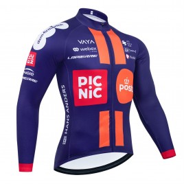 Maillot vélo hiver équipe pro PICNIC POSTNL 2025