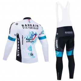 Ensemble cuissard vélo et maillot cyclisme hiver pro BAHRAIN VICTORIOUS 2025