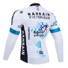 Maillot vélo hiver équipe pro BAHRAIN VICTORIOUS 2025