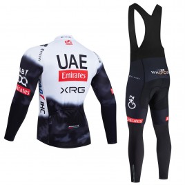 Ensemble cuissard vélo et maillot cyclisme hiver pro UAE TEAM EMIRATES 2025