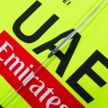 Ensemble cuissard vélo et maillot cyclisme hiver pro UAE TEAM EMIRATES 2025 Fluo