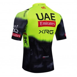 Maillot vélo équipe pro UAE TEAM EMIRATES 2025 Aero Mesh Fluo