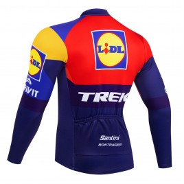 Maillot vélo hiver équipe pro LIDL TREK 2025