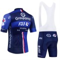 Ensemble cuissard vélo et maillot cyclisme équipe pro GROUPAMA FDJ 2025 Aero Mesh