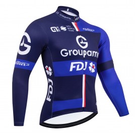 Maillot vélo hiver équipe pro GROUPAMA FDJ 2025