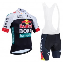 Ensemble cuissard vélo et maillot cyclisme équipe pro RED BULL - BORA - HANSGROHE 2025 Aero Mesh