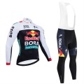 Ensemble cuissard vélo et maillot cyclisme hiver pro RED BULL - BORA - HANSGROHE 2025