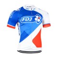 Maillot vélo équipe pro FDJ La Française des Jeux 2017 manches courtes