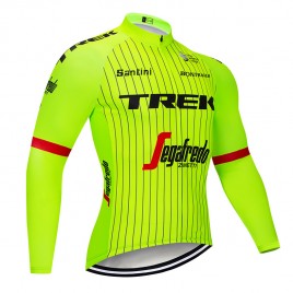 Maillot vélo hiver pro Trek Segafredo 2018