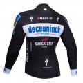 Maillot vélo hiver pro DECEUNINCK QUICK STEP 2019 Black Edition