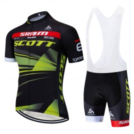 Ensemble cuissard vélo et maillot cyclisme équipe pro SCOTT SRAM 2019