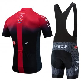 Ensemble cuissard vélo et maillot cyclisme équipe pro INEOS 2019