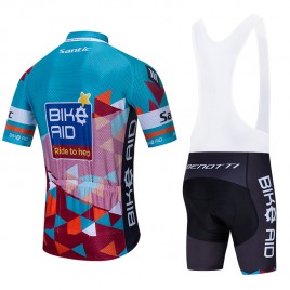 Ensemble cuissard vélo et maillot cyclisme équipe pro BIKE AID 2020 Aero Mesh