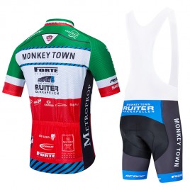 Ensemble cuissard vélo et maillot cyclisme équipe pro MONKEY TOWN 2020 IT Aero Mesh