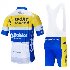 Ensemble cuissard vélo et maillot cyclisme équipe pro SPORT VLAANDEREN-BALOISE 2020 Aero Mesh