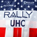 Ensemble cuissard vélo et maillot cyclisme équipe pro RALLY UHC USA 2020 Aero Mesh