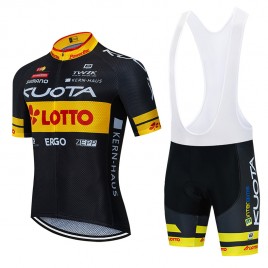 Ensemble cuissard vélo et maillot cyclisme pro KUOTA LOTTO Aero Mesh