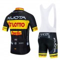 Ensemble cuissard vélo et maillot cyclisme pro KUOTA LOTTO Aero Mesh