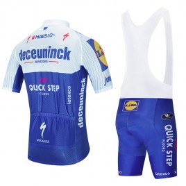 Ensemble cuissard vélo et maillot cyclisme équipe pro DECEUNINCK QUICK STEP 2020 Aero Mesh