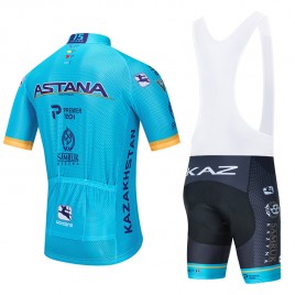 Ensemble cuissard vélo et maillot cyclisme équipe pro ASTANA 2020 Aero Mesh