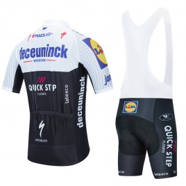 Ensemble cuissard vélo et maillot cyclisme équipe pro DECEUNINCK QUICK STEP 2020 Aero Mesh BE