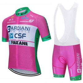 Ensemble cuissard vélo et maillot cyclisme équipe pro BARDIANI CSF 2020 Aero Mesh