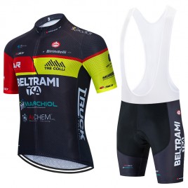 Ensemble cuissard vélo et maillot cyclisme équipe pro Beltrami TSA Marchiol 2020 Aero Mesh