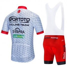 Ensemble cuissard vélo et maillot cyclisme équipe pro SPOR TOTO 2020 Aero Mesh