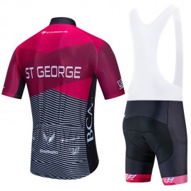 Ensemble cuissard vélo et maillot cyclisme équipe pro St George Continental Aero Mesh