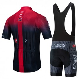 Ensemble cuissard vélo et maillot cyclisme équipe pro INEOS 2020 Aero Mesh