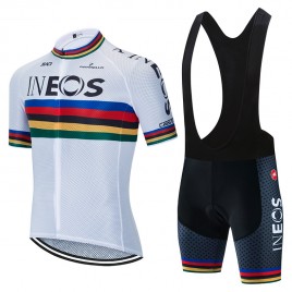 Ensemble cuissard vélo et maillot cyclisme équipe pro INEOS 2020 Aero Mesh UCI