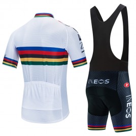 Ensemble cuissard vélo et maillot cyclisme équipe pro INEOS 2020 Aero Mesh UCI